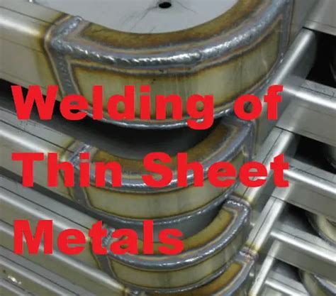 welding thin metal sheets|welding 20 gauge sheet metal.